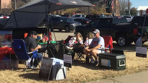 Stryker 2 North Lot Haymarket 2022 Nebraska vs Illinois football pregame
